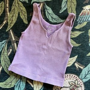 Lavender stretchy 90s tank